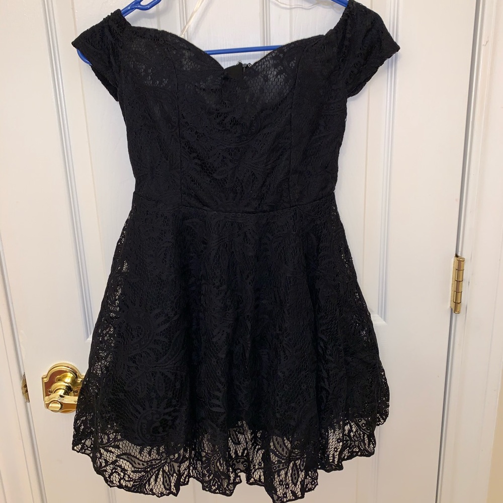 ICY Fashion Strapless Mini Dress, S, Black, NWT